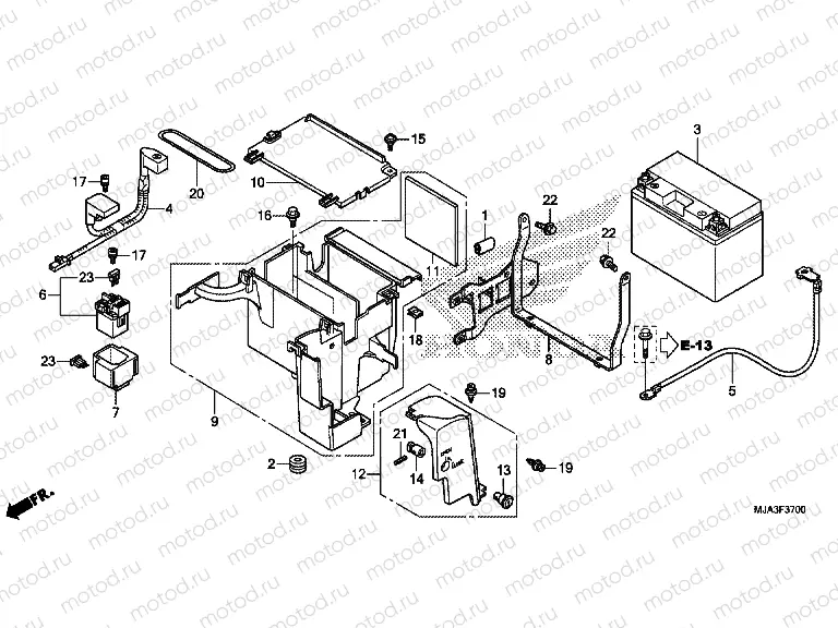 F-37 BATTERY (VT750C / CA)