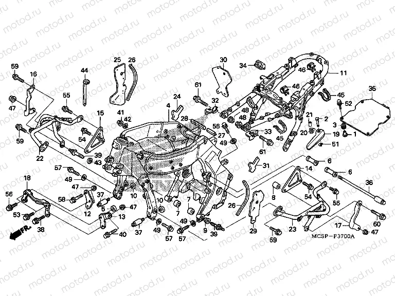 F-37 FRAME HOUSING