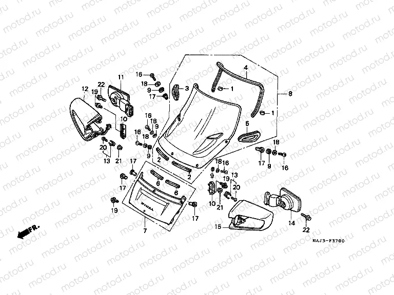 F-37 WINDSCREEN