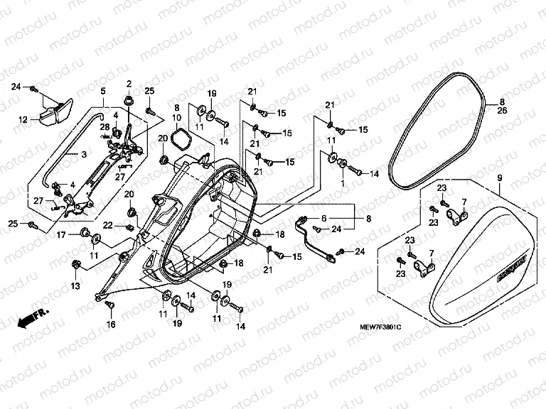 F-38-1 B. SADDLE BAG
