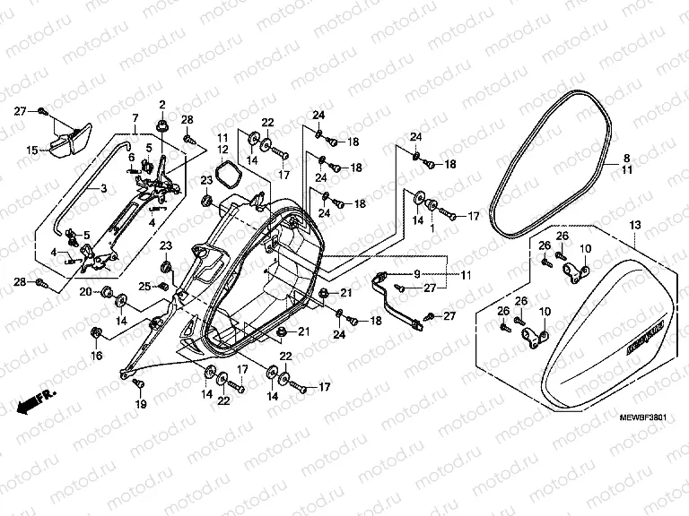 F-38-1 B. SADDLE BAG