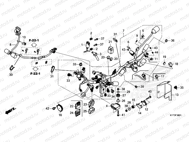 F-38-1 WIRE HARNESS
