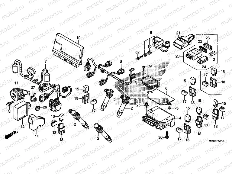 F-38-10 ADDITIONAL WIRING HARNESS