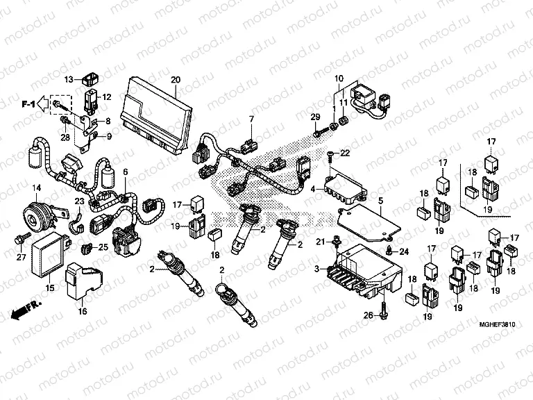 F-38-10 ADDITIONAL WIRING HARNESS