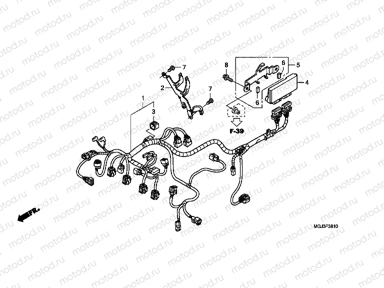 F-38-10 ADDITIONAL WIRING HARNESS