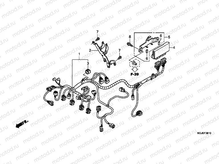 F-38-10 ADDITIONAL WIRING HARNESS
