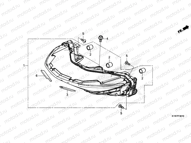 F-38-10 REAR COMBINATION LIGHT