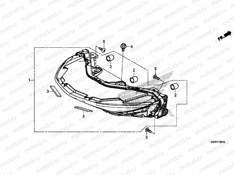 F-38-10 REAR COMBINATION LIGHT
