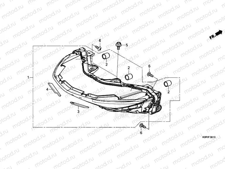 F-38-10 REAR COMBINATION LIGHT
