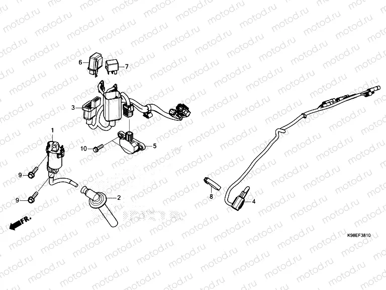 F-38-10 SUB HARNESS
