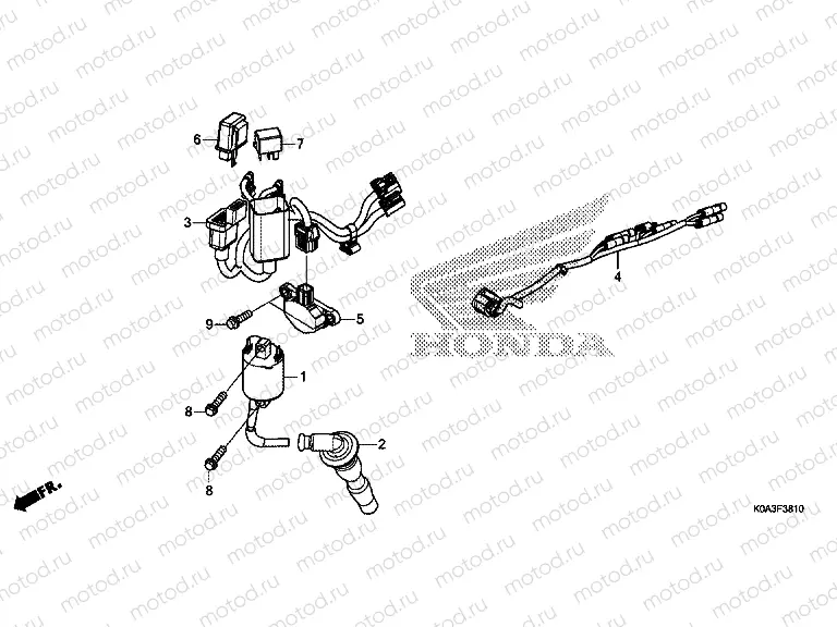 F-38-10 SUB HARNESS