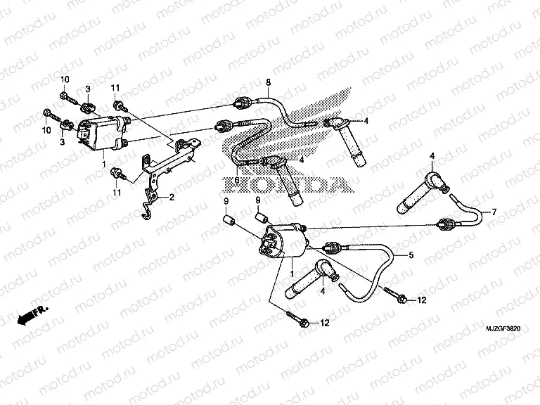 F-38-20 IGNITION COIL