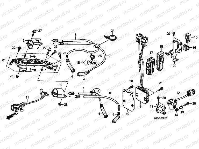 F-38-20 IGNITION COIL / ECU - CENTRAL CONTROL UNIT