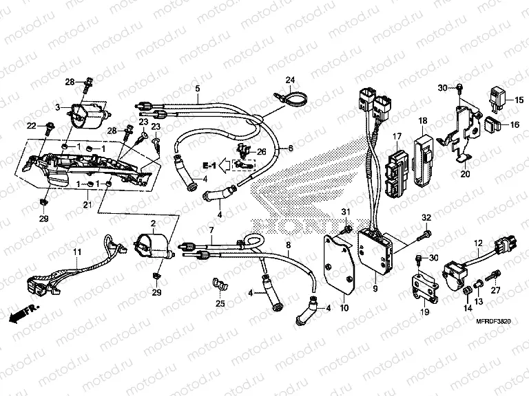 F-38-20 IGNITION COIL / ECU - CENTRAL CONTROL UNIT