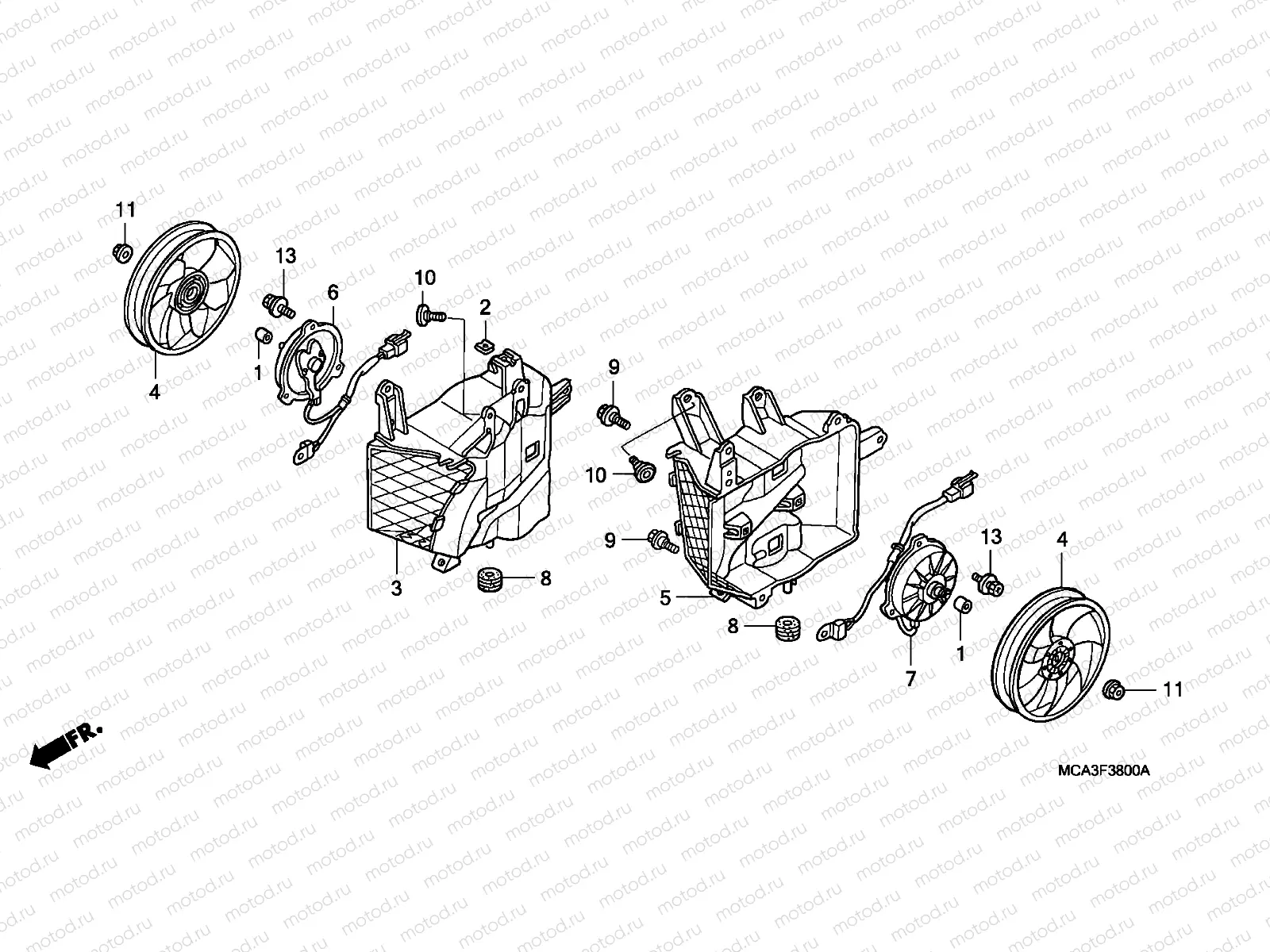 F-38 COOLING FAN