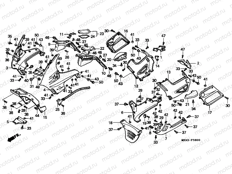 F-38 ENGINE HOUSING