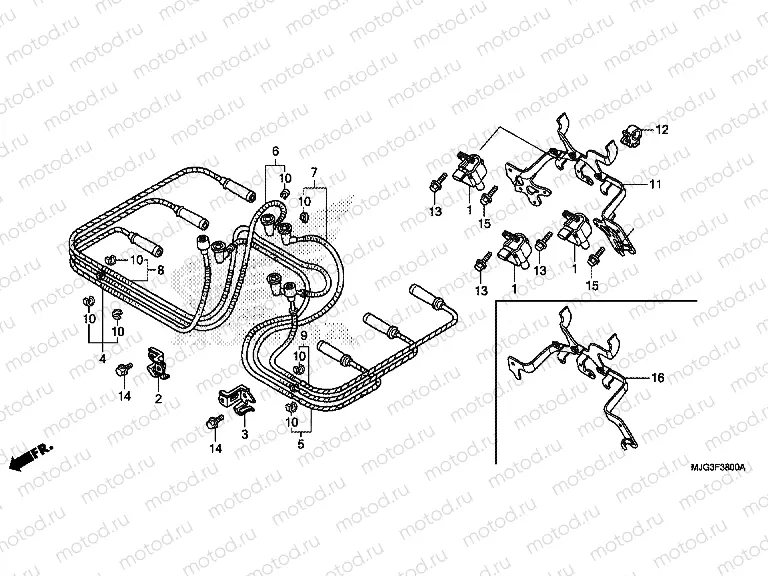 F-38 IGNITION COIL