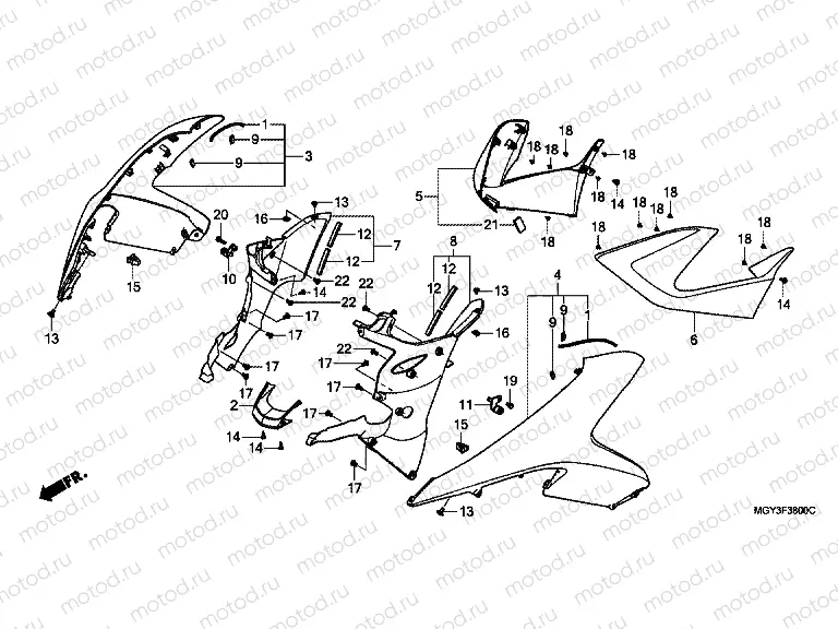 F-38 PAGE ENGINE HOUSING