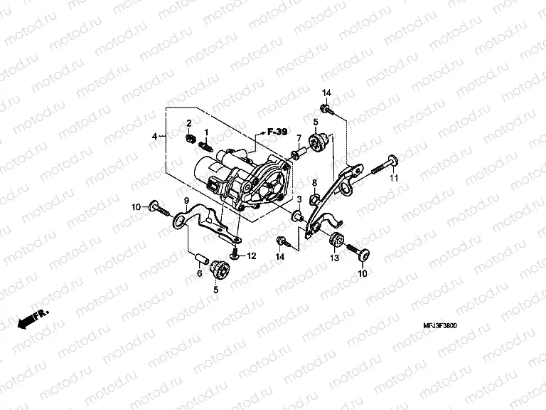 F-38 REAR POWER SUPPLY (CBR600RA)