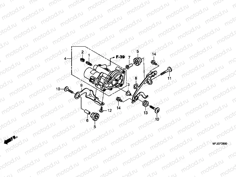 F-38 REAR POWER SUPPLY (CBR600RA)