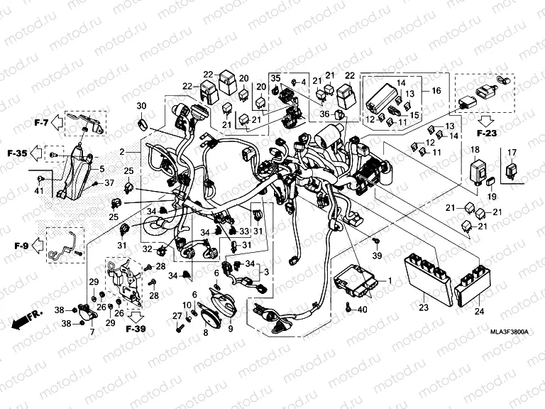F-38 WIRE HARNESS