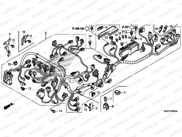 F-38 WIRE HARNESS