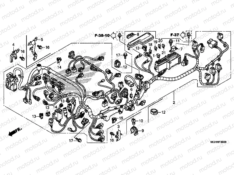 F-38 WIRE HARNESS