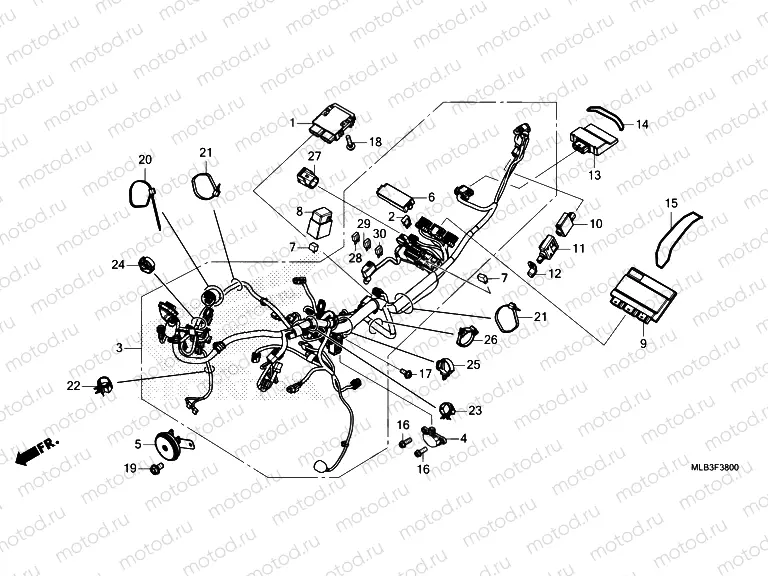 F-38 WIRE HARNESS