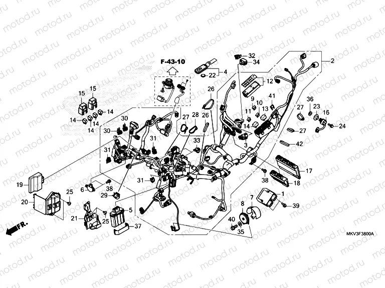 F-38 WIRE HARNESS