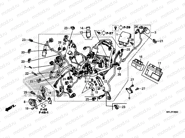 F-38 WIRE HARNESS