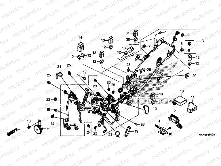 F-38 WIRE HARNESS