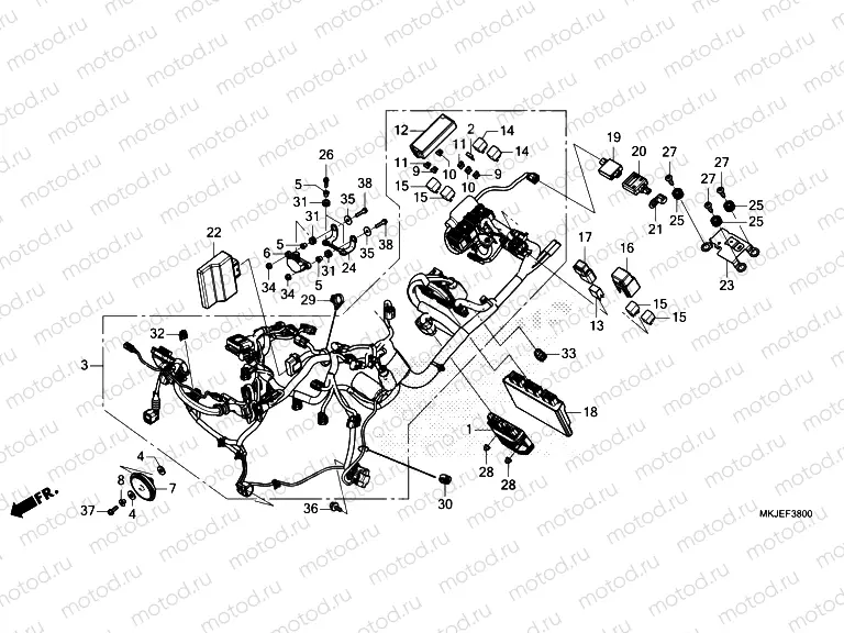 F-38 WIRE HARNESS
