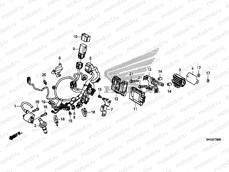 F-38 WIRE HARNESS