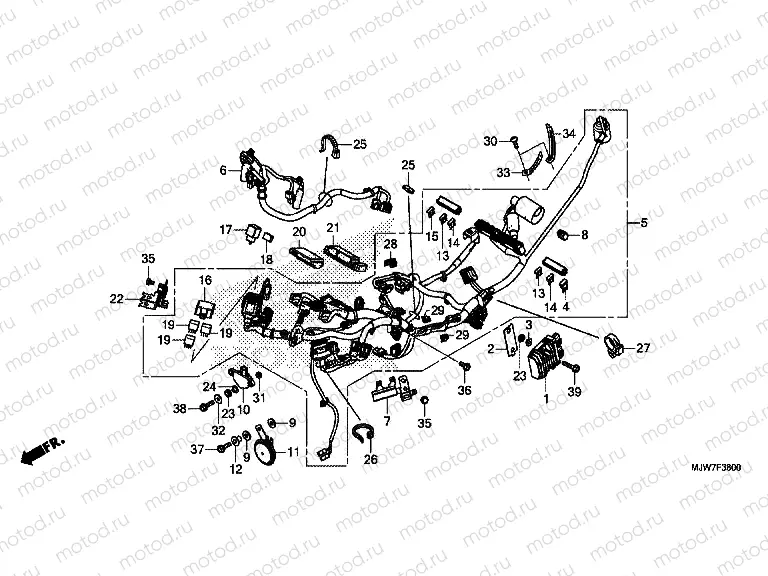 F-38 WIRE HARNESS