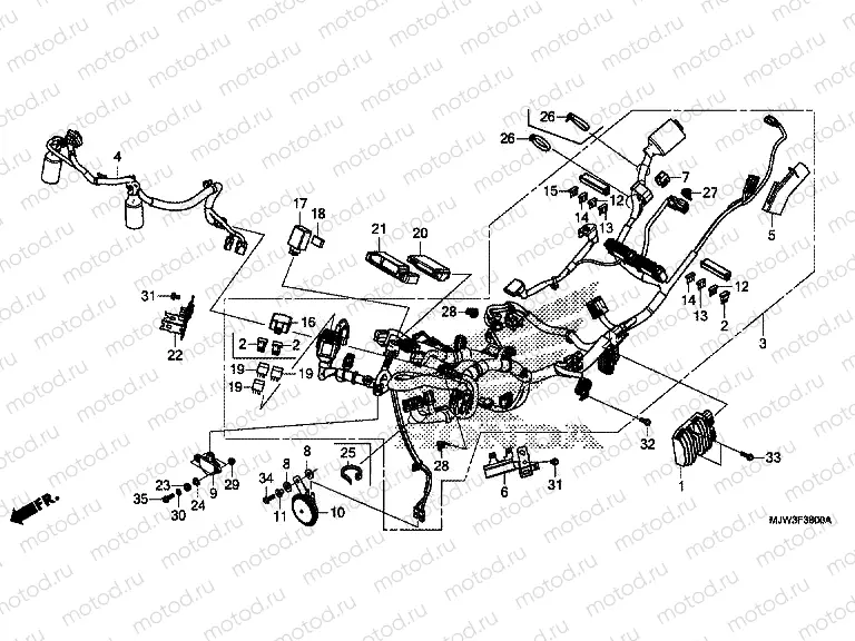 F-38 WIRE HARNESS