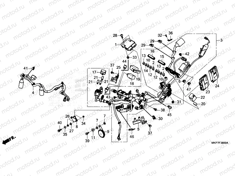 F-38 WIRE HARNESS