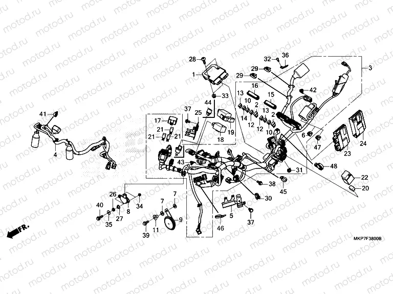 F-38 WIRE HARNESS