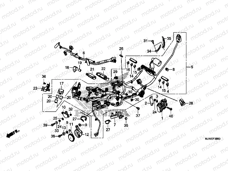 F-38 WIRE HARNESS