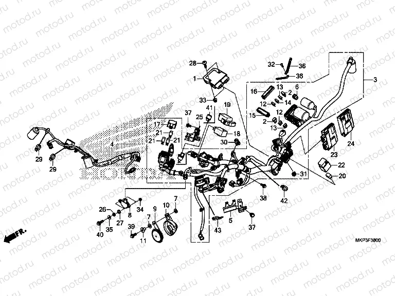 F-38 WIRE HARNESS