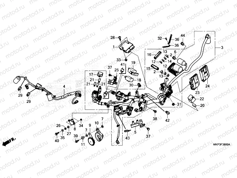 F-38 WIRE HARNESS
