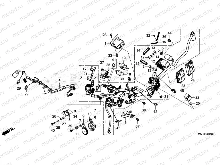 F-38 WIRE HARNESS