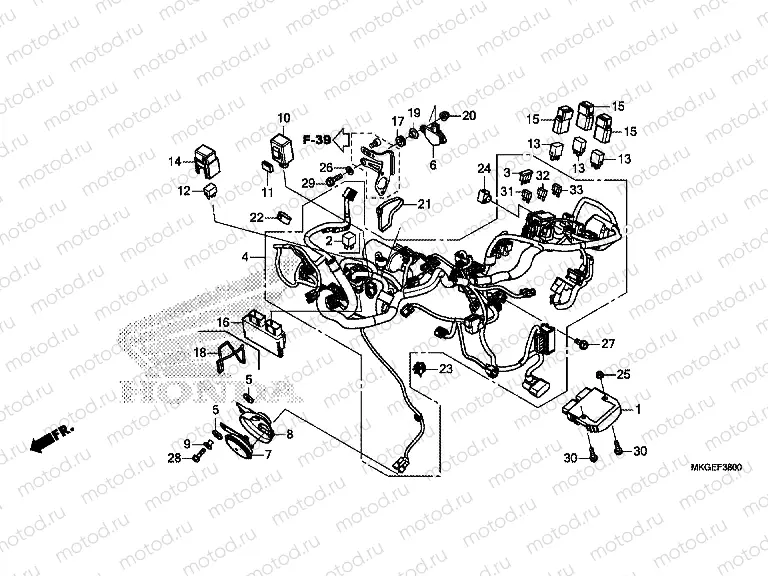 F-38 WIRE HARNESS
