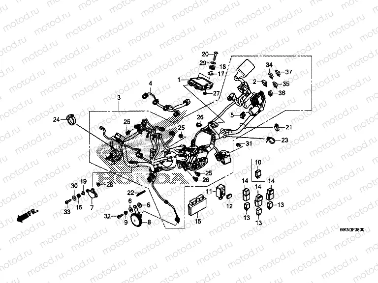 F-38 WIRE HARNESS