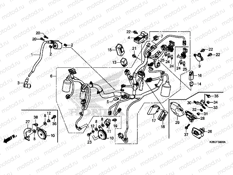 F-38 WIRE HARNESS
