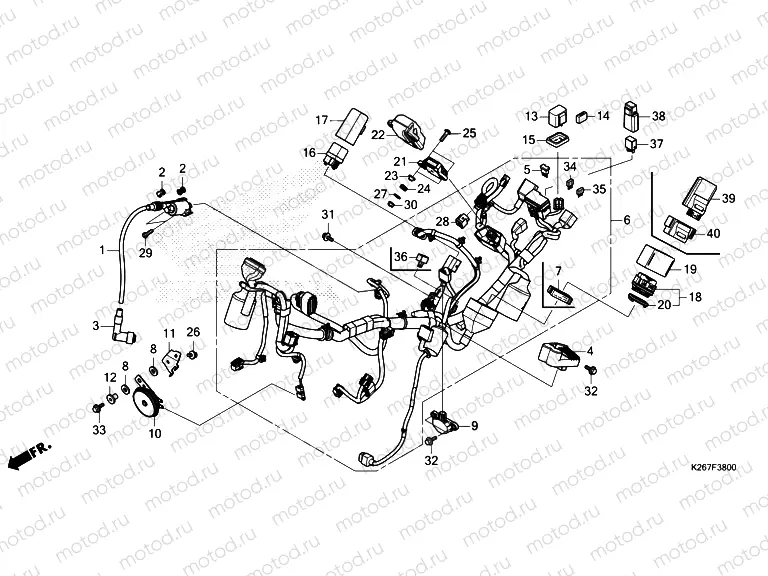 F-38 WIRE HARNESS