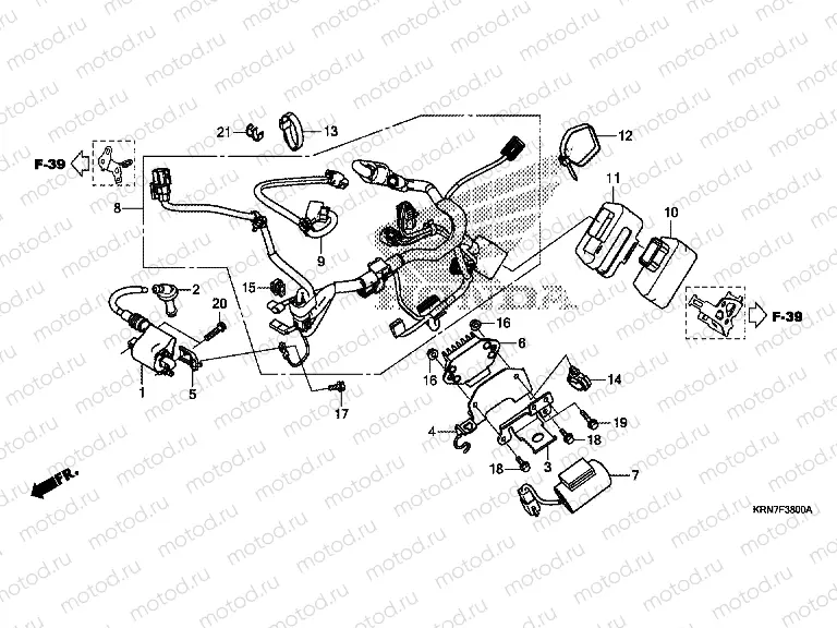 F-38 WIRE HARNESS