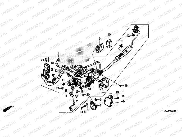 F-38 WIRE HARNESS