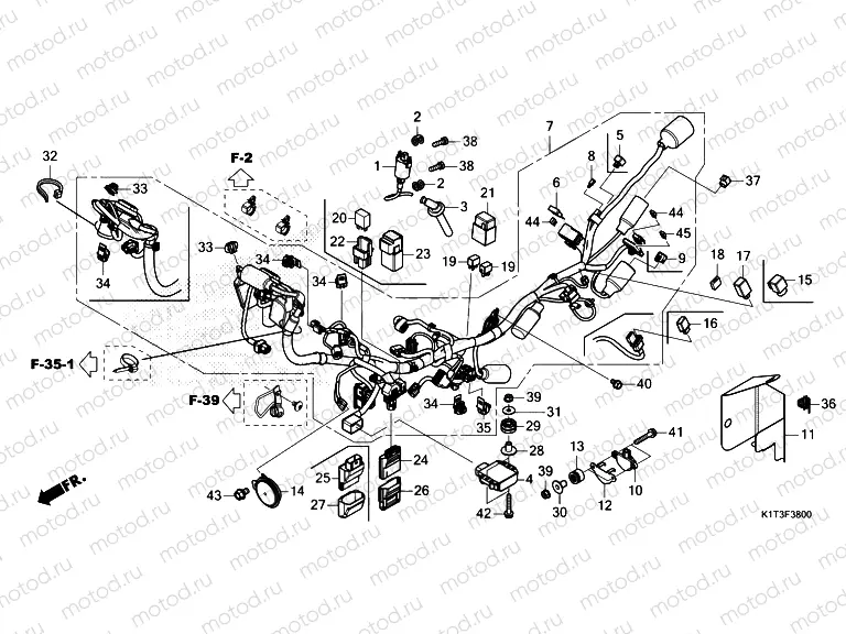 F-38 WIRE HARNESS
