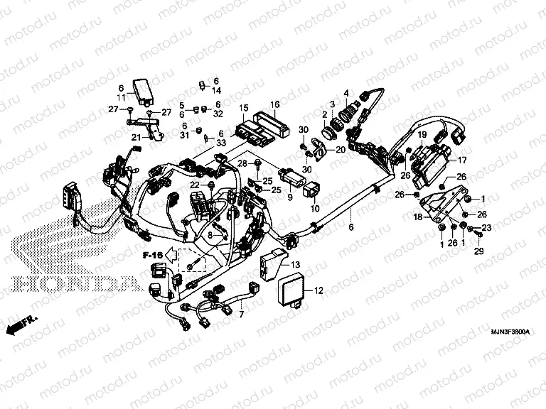 F-38 WIRING HARNESS
