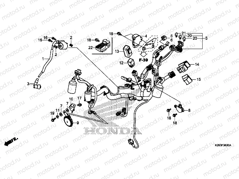 F-38 WIRING HARNESS